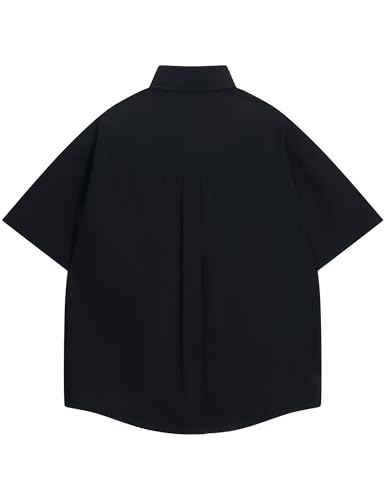 216461IYUL.jpg Men's Button Down Shirts Handcrafted Floral Short Sleeve Shirt Graffiti Necktie Casual Shirts Summer Beach Tops