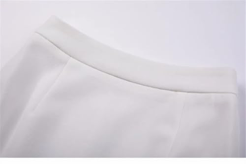 21hTY7UxYEL.jpg Women Elegant Office Skirt Set Temperament Slim Fit Monochromatic Single Breasted Blazer Suits Fashion Two Piece Set