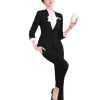 21o66znAJHL.jpg Women's Solid Color V-Neck Single Button Slim Fit Short Suit Jacket Skirt Two-Piece Suit