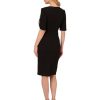 21xZAAU2qhL.jpg Women's Knit Crepe Pearl Midi Dress
