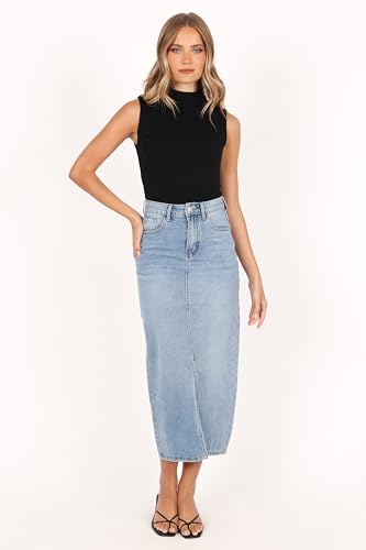 Women's Dana Denim Midi Skirt