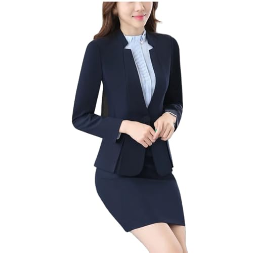 312Emz99yfL.jpg Women Formal Office Business Blazers Skirt Set Professional Work Wear Career Two Piece Lady Suit