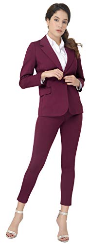3135XyfxDDL.jpg Women's Business Blazer Pant Suit Set for Work