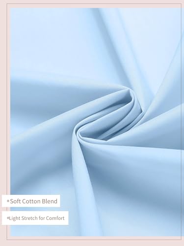 314xSRKxYJL.jpg Womens Button Down Shirts 3/4 Sleeve Dress Blouses Business Casual Collared Oxford Tops