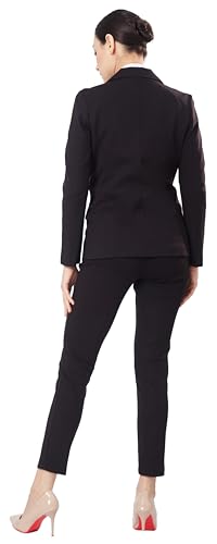 316iykK85ML.jpg Women's Business Blazer Pant Suit Set for Work