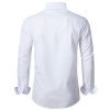 3185OXlGnML.jpg Stretch Mens Slim Fit Dress Shirts Formal Long Sleeve Button Down Shirts