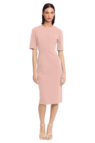 31CShojamTL.jpg Women's Curved Waist Seam Crepe Workwear Dress Career Office Desk to Dinner Event Occasion Guest of