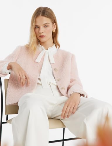 31DmWUh47uL.jpg 2025 Womens Casual Blazers Long Sleeve Work Office Open Front Suit Jacket Business Blazer