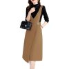 31EqWrj9TqL.jpg Sweater, Strap Skirt Suit for Womens Spring and Autumn Style Slim Commuting Vest Dress twopiece Set