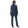 Womens Suit 2 Piece Set Business One Button Peak Lapel Blazer Jacket with Pants for Office Ladies