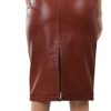 31GvN8keRyL.jpg Real Leather Skirts for Women - Trendy Casual Womens Leather Skirt Fashionable