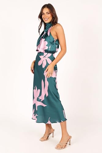 31IQMjiJngL.jpg Women's Anabelle Halter Neck Midi Dress