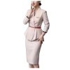 31OhUwwjkUL.jpg Women Business Interview Suit Blazers Skirt Set Professional Office Work Wear Career Two Piece Outfit