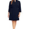 31QTa0AbZTL.jpg Women's Notch Neck Sleek Sheath Dress Office Workwear