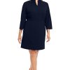 31QzEQ44q1L.jpg Women's Notch Neck Sleek Sheath Dress Office Workwear