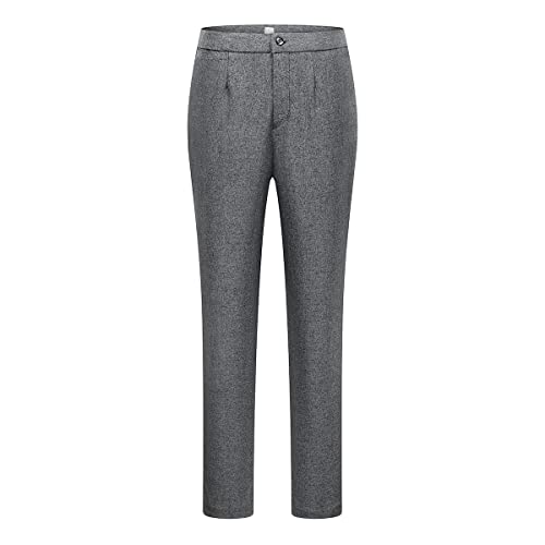 Women's Business Pant Suit Set 2 Piece Slim Fit Blazer Jacket One Button Buckle Closure Lady Work Suit for Office