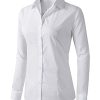 31T6uXXhpS.jpg Womens Dress Shirts Long Sleeve Button Down Shirt Work Wear