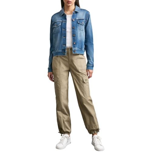 31Um1TfhyL.jpg Women's Denim Fashionable Cropped Jeans Jacket