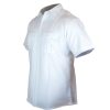 31XC2MhIEuL.jpg 100% Polyester Short Sleeve Men's Uniform Shirt White