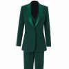 31cDqambSDL.jpg Womens Tuxedo 3 Piece Suit Sets for Women Blazer Pants Vest Set Womens Business Professional Outfits