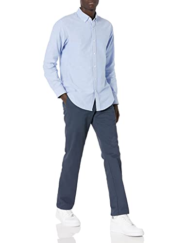 31cN1qboF0L.jpg Men's Long-Sleeve Regular-Fit Stretch Oxford Shirt (Available in Big & Tall)