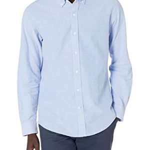Men's Long-Sleeve Regular-Fit Stretch Oxford Shirt (Available in Big & Tall)