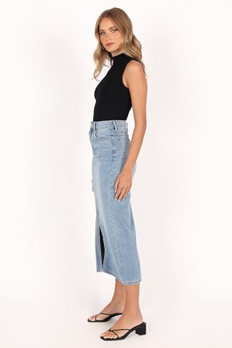 Women's Dana Denim Midi Skirt