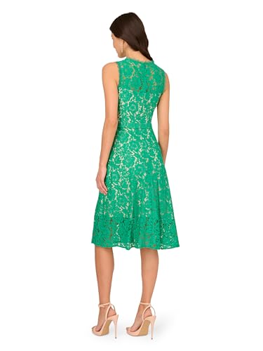 31nF98iFL.jpg Women's Lace Midi Flounce Dress