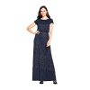 31o1P-VkmRL.jpg Women's Short Sleeve Blouson Beaded Gown