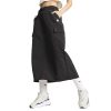 Womens Downtown Cargo Midi Skirt Casual Casual - Black - Size S