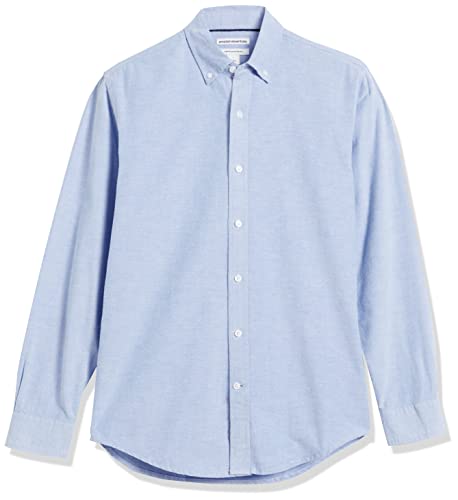 31qC1Dk69GL.jpg Men's Long-Sleeve Regular-Fit Stretch Oxford Shirt (Available in Big & Tall)