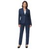Womens Suit 2 Piece Set Business One Button Peak Lapel Blazer Jacket with Pants for Office Ladies