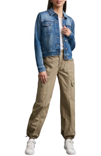 31ssJ4hnoXL.jpg Women's Denim Fashionable Cropped Jeans Jacket