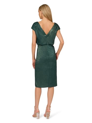 31u4MMwafxL.jpg Women's Foil Woven Midi Dress