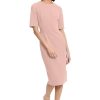31yPHmKmVkL.jpg Women's Curved Waist Seam Crepe Workwear Dress Career Office Desk to Dinner Event Occasion Guest of