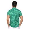 41-ivxSAjkL.jpg Mens St. Patrick's Day Shirt Hawaiian Shirts for Women Irish Clover Printed Casual Short Sleeve Button Beach Top Costume