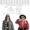41-vSfi5qBL.jpg Womens Plus Size Flannel Shirts Plaid Shirts Long Sleeves Casual Button Down Collared Shacket Tops