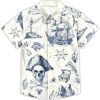 410eWyza6qL.jpg Funny Hawaiian Shirts for Men Summer Beach Short Sleeve Button Down Shirt Theme Party Shirt