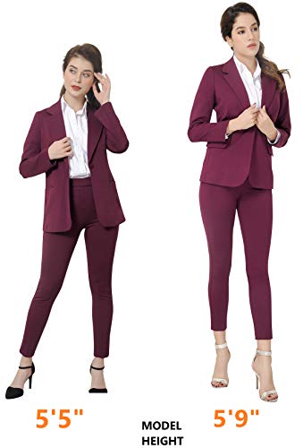 411ab99bplL.jpg Women's Business Blazer Pant Suit Set for Work