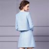 412YgJc5vsL.jpg Women Suit Long-Sleeved Single-Breasted Jacket Top Short Skirt 2 Piece Set