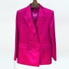 413B-gDLweL.jpg Women's 2-Piece Business Satin Suit Set Double Breasted Jacket Skirt for Party