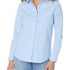 41AFXqUONzL.jpg Women's Long Sleeve Button Down Stretch Oxford Shirt (Available in Plus Size)