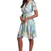 41BOcGXJgKL.jpg Women's Faux Wrap Dress with Ruffle Skirt Occasion Shower Office Career