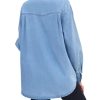 41BYT631sYL.jpg Women's Spring Long Sleeve Denim Jean Shirts Button Down Shirt Business Casual Tops