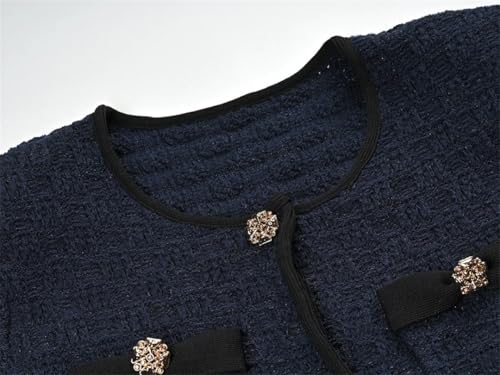 41CKrhmFGL.jpg Women Spring Cardigans Pencil Skirts Suits Long Sleeve Sweater Jumpers Knitted 2 Piece Sets