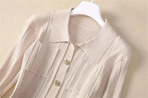 41EFeHsJeL.jpg Women Suit Turn-Down Collar Single Breasted Tops Pretty Slim Skirt Solid Color 2 Piece Set