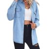 41Fx1ElUZL.jpg Women's Spring Long Sleeve Denim Jean Shirts Button Down Shirt Business Casual Tops