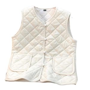 41Gm6RC0eoL.jpg New-Chinese style vest for women, autumn and winter retro suit, Chinese vest, sleeveless wear, thickening