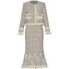 41JjIg8UpVL.jpg Women Suit Long-Sleeved Tasserl Short Coat Pretty Slim-Fit Hip Wrap Skirt Two Piece Set