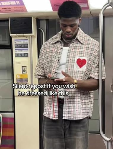 41LvoHBqeCL.jpg Cut-Out Heart Short Sleeve Shirt Collar Button Down Plaid Casual Tshirt Tops